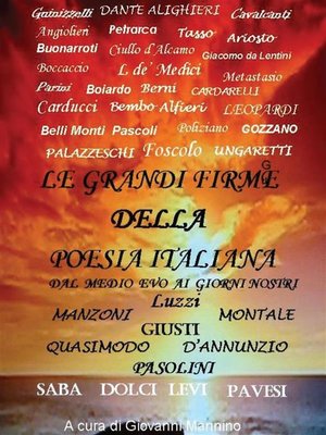 cover image of Le grandi firme della poesia italiana- dal Medioevo ai giorni